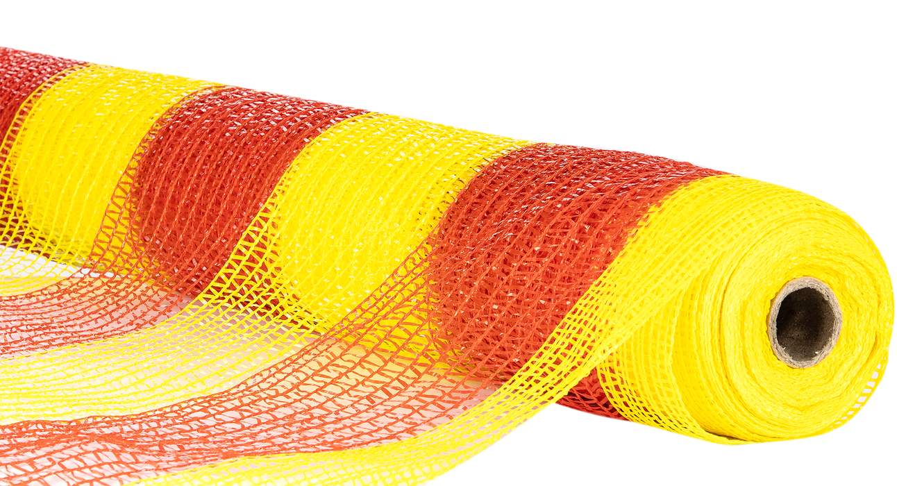 Barrier Netting Orange/Yellow Woven